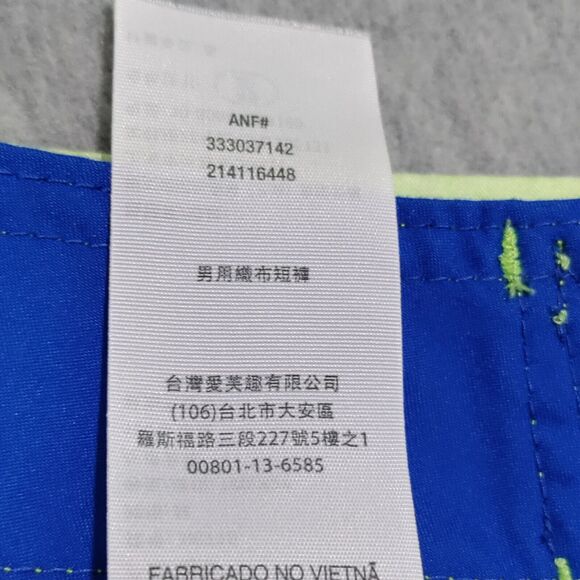 Hollister Mens Medium 7" Board Shorts Swim Trunks Striped Colorful Unlined EUC - Picture 15 of 16